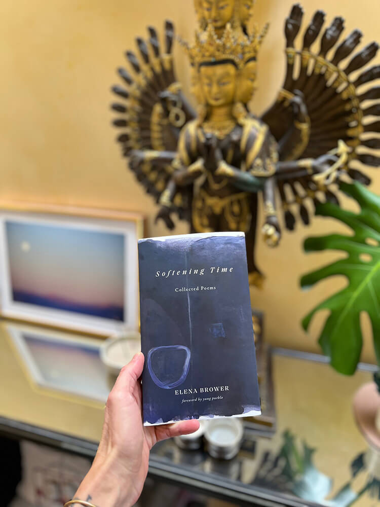 Softening Time Book by Elena Brower